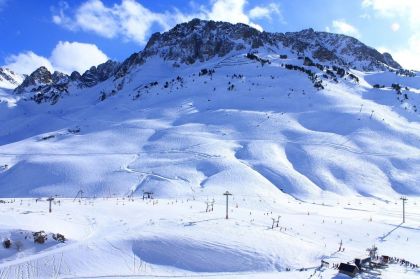 Les pistes de ski face à la Résidence Tourmalet