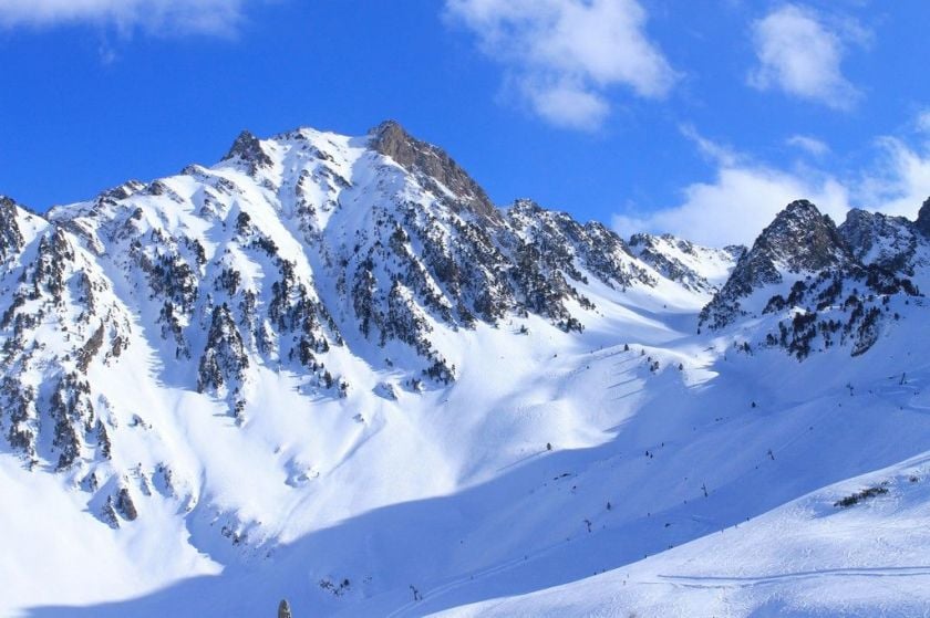 Les pistes de ski face à la Résidence Tourmalet