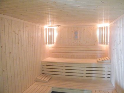 Le sauna de la résidence